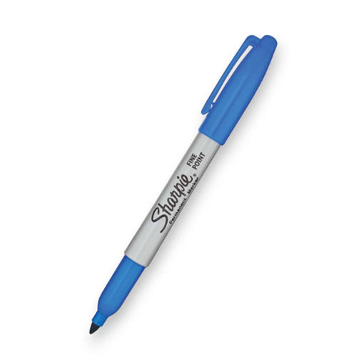 Picture of SHARPIE PERMANENT MARKER FINE TIP LIGHT BLUE